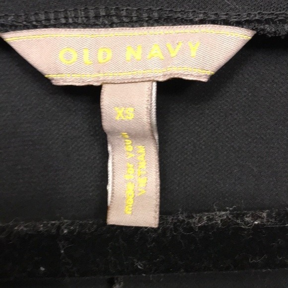 Y2k Old Navy Wrap Dress Black V Neck pullover 3/4 sleeves size XS - Picture 6 of 16